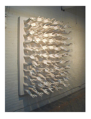 never no more abstract wood side view